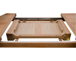 Twin panel large extending table, Oak Wood