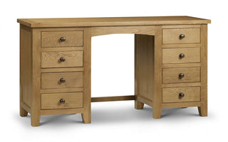 Marlborough Twin Pedestal Wooden Dressing Table