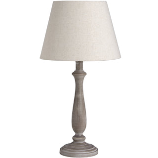 Washed Wood Table Lamp