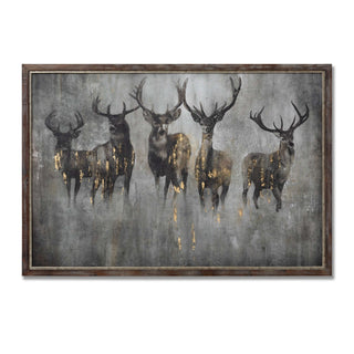 Curious Stag Painting