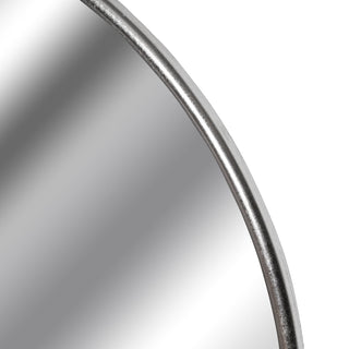 Silver Foil Metal Wall Mirror