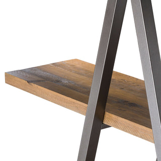 Display Shelf, Pine Plank Shelves & Metal