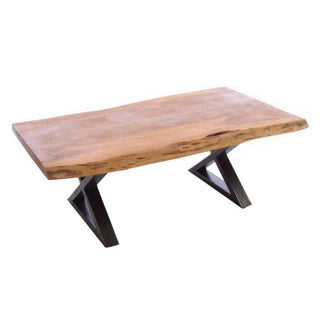 Cross Legged Live Edge Coffee Table