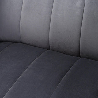 Grey Velvet Arm Chair