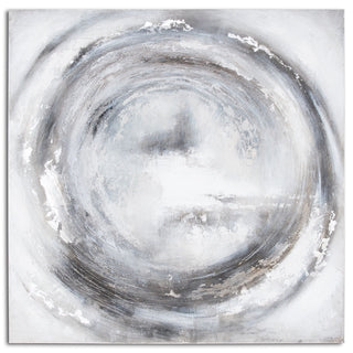 Orion Silver Painted Canvas