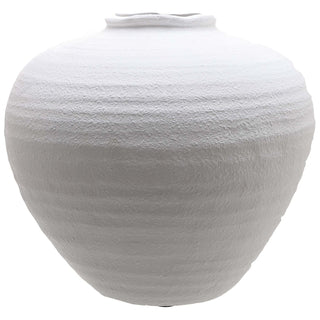 Matt White Ceramic Vase