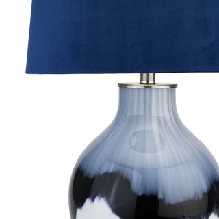 Dipped Blue Table Lamp