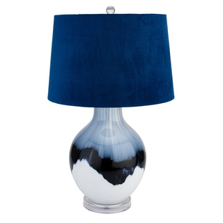 Dipped Blue Table Lamp