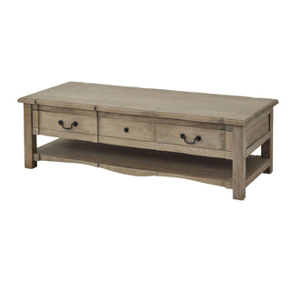 2 Drawer Coffee Table, Acacia Wood