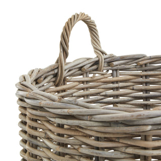Set of 3 Rattan Storage Baskets