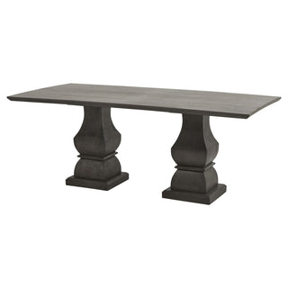 Deep Grey Dining Table, Acacia