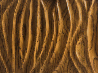 Oak Wood Lino Media Unit, Smoked Oak Finish