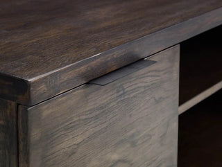 Brooklyn Wooden TV Stand, Dark Oak