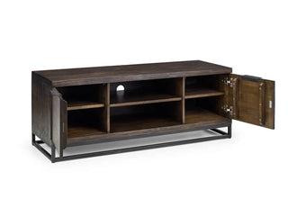Brooklyn Wooden TV Stand, Dark Oak