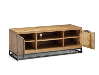 Brooklyn TV Stand, Oak Wood