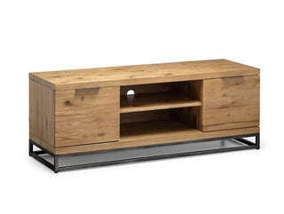 Brooklyn TV Stand, Oak Wood