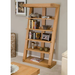 Z Designer Oak Large Bookcase