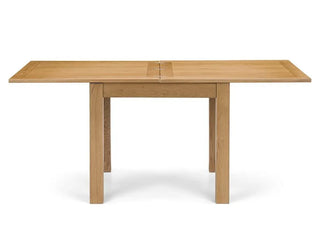 Astoria Flip-Top Extending Dining Table, Oak Wood