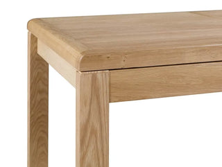 Curve Wooden Dining Table, Oak Wood