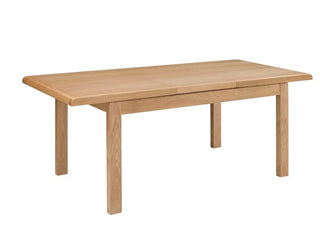 Curve Wooden Dining Table, Oak Wood