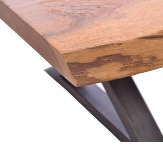 Cross Legged Live Edge Coffee Table