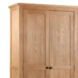 Marlborough  3 Door Wardrobe, Oak Wood