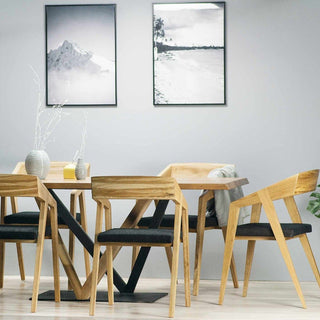 Piko Chair, Solid Oak Wood