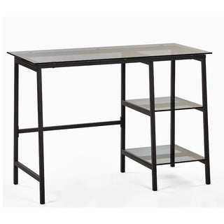 CHICAGO DESK SMOKED GLASS