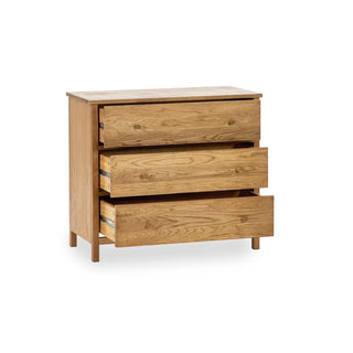 Coxmoor 3 Drawer Chest - Oak