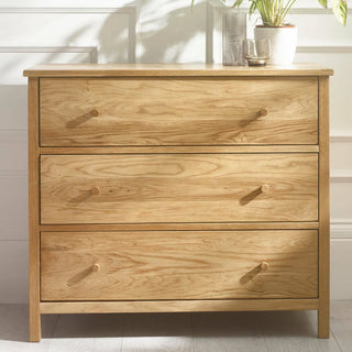 Coxmoor 3 Drawer Chest - Oak