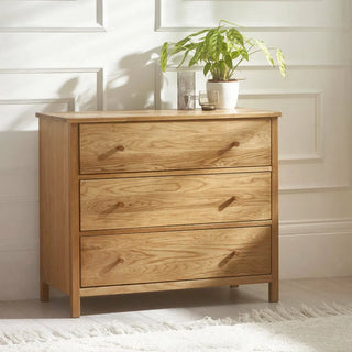 Coxmoor 3 Drawer Chest - Oak