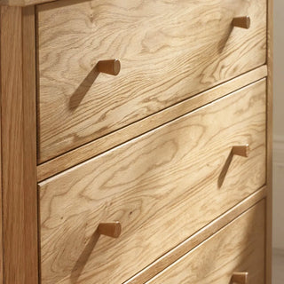 Coxmoor 5 Drawer Wide Chest - Oak
