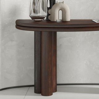 Atticus Console Table, Oak Wood
