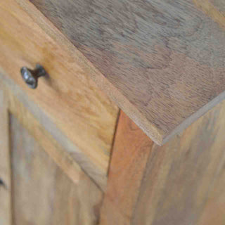 3 Drawers 2 Cabinets Console Table