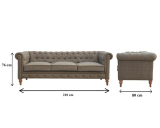3 Seater Chesterfield Sofa