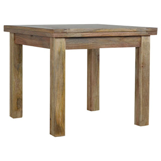 Butterfly Extendable Dining Table, Mango Wood, Royale Oak Finish