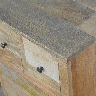 Wooden 3 Drawer 2 Shelves TV Unit