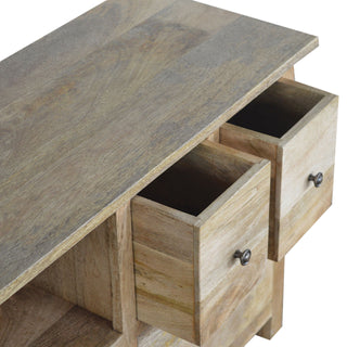 Wooden 3 Drawer 2 Shelves TV Unit