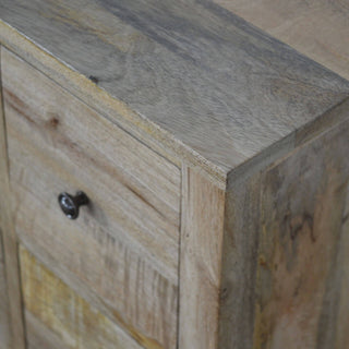 4 Drawer Mini Cabinet, Mango Wood