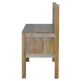 His/Hers Storage Hallway Bench