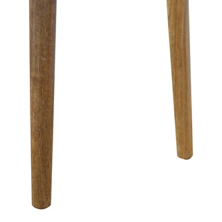 Nordic 3-Drawer Console Table in Mango Wood with Oak Finish