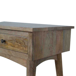 Nordic 2-Drawer Console Table – Mango Wood with Royale Oak Finish