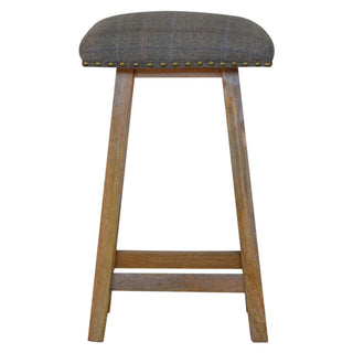 Mixed Tweed Bar Stool