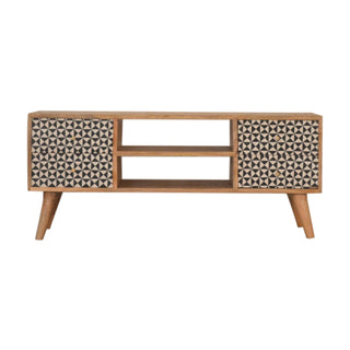 Resin Inlay Nordic TV Stand