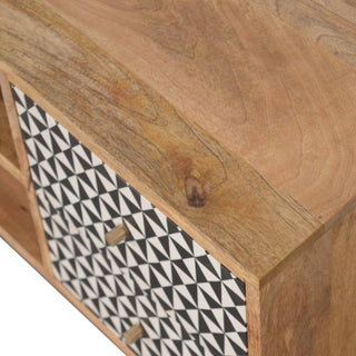 Resin Inlay Nordic TV Stand