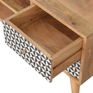 Resin Inlay Nordic TV Stand