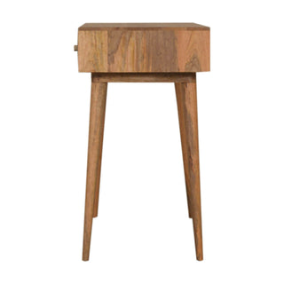 Dice 1 Drawer Desk, Mango Wood