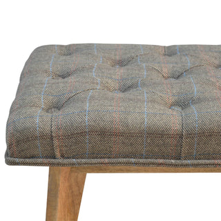 Mixed Tweed Bench