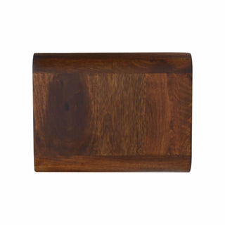 2 Drawer Floating Console Table, Chestnut Finish