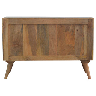 Grey Gradient 4 Drawer Sideboard, Mango Wood